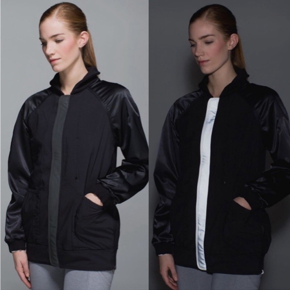 Lululemon Reversible Both Ways Bomber Sz Small/Mediumm - Picture 1 of 12